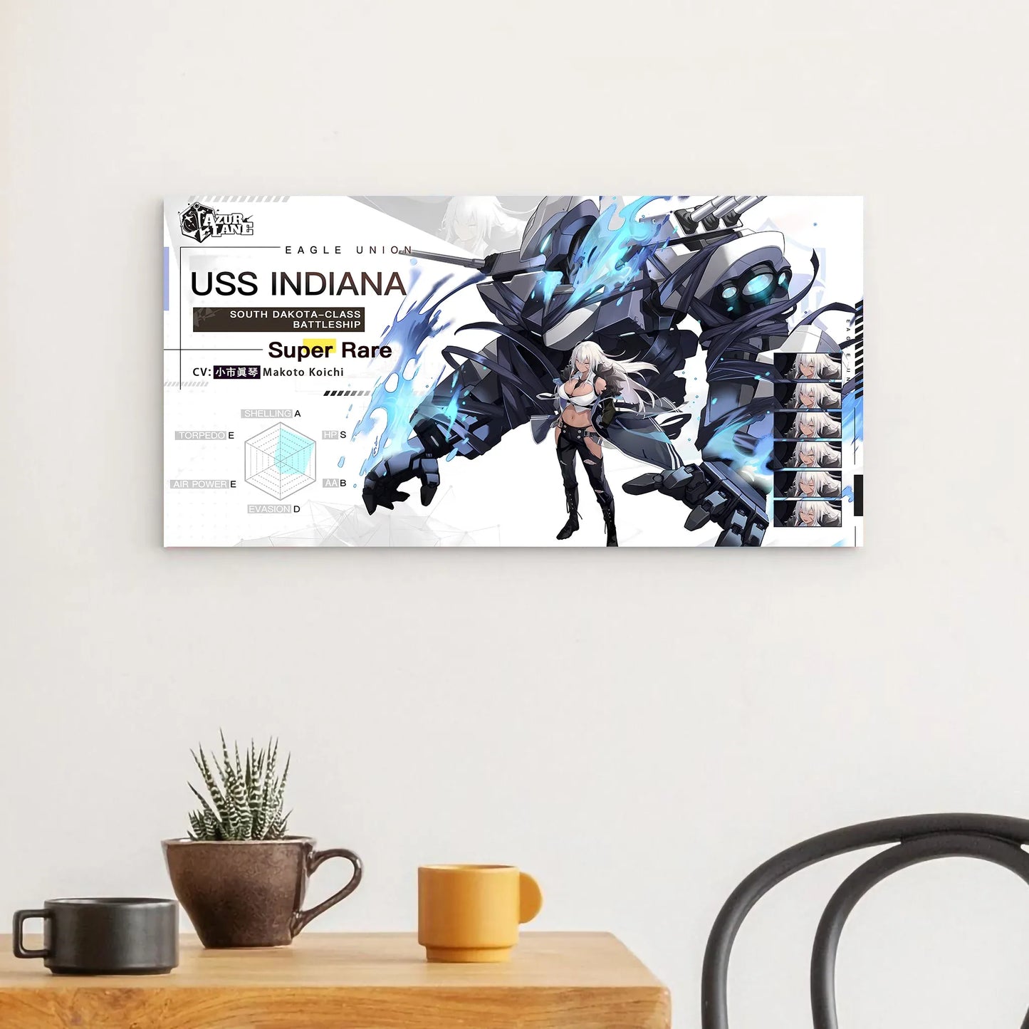 azur-lane-wanddekoration-charakter-eagle-union-uss-indiana-poster-jlr-design-92611 - JLR Design