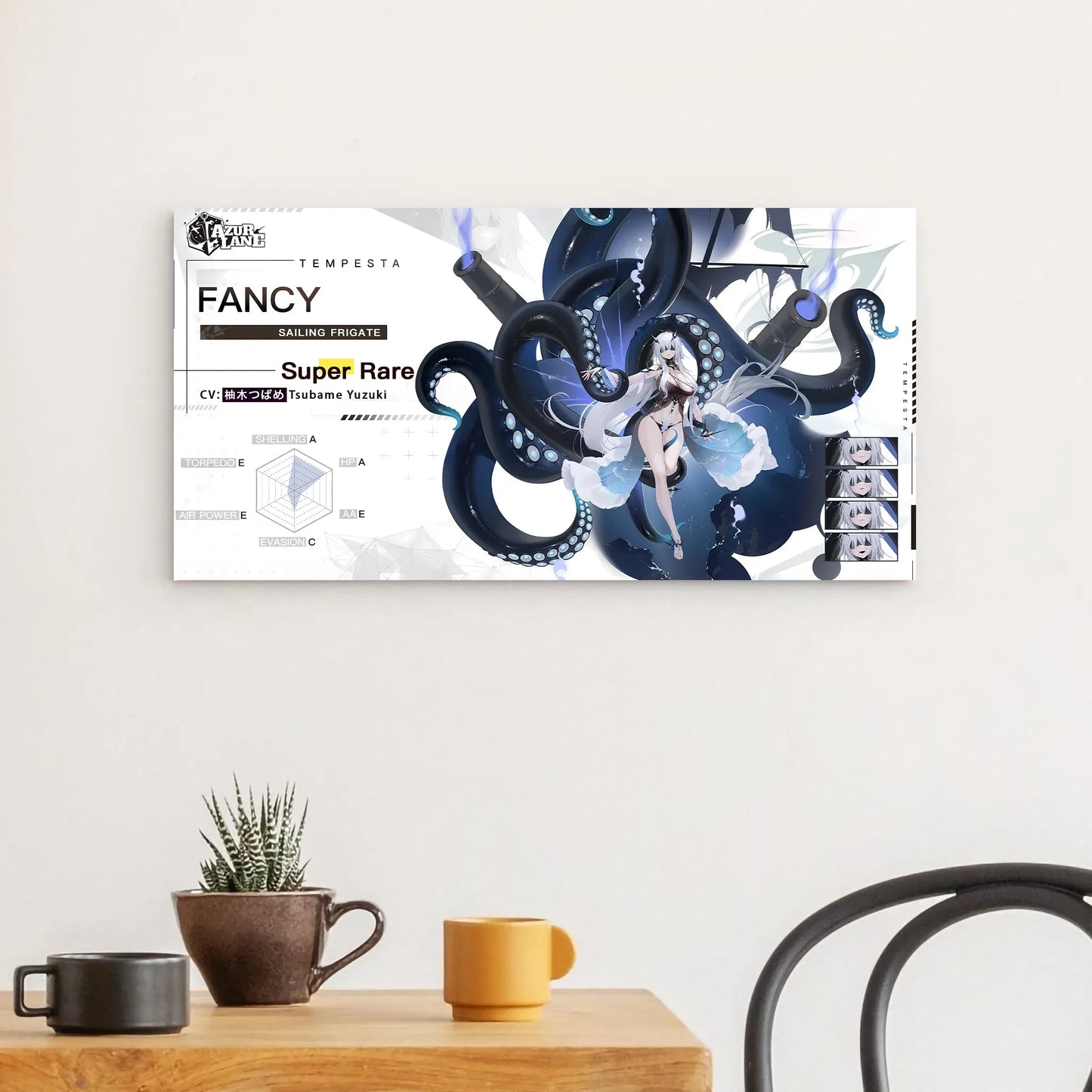 Azur Lane Wanddekoration - Charakter Tempesta Fancy Poster JLR Design