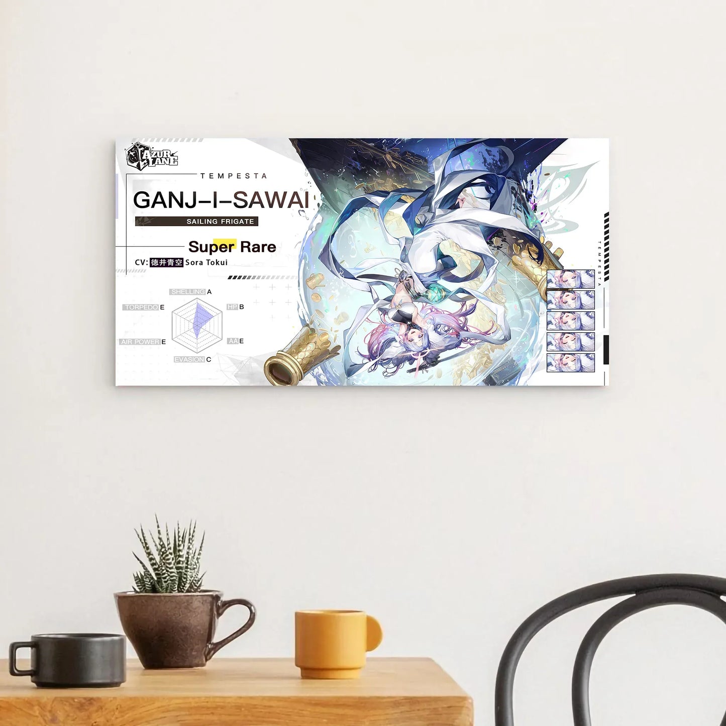 azur-lane-wanddekoration-charakter-tempesta-ganj-i-sawai-poster-jlr-design-81791 - JLR Design