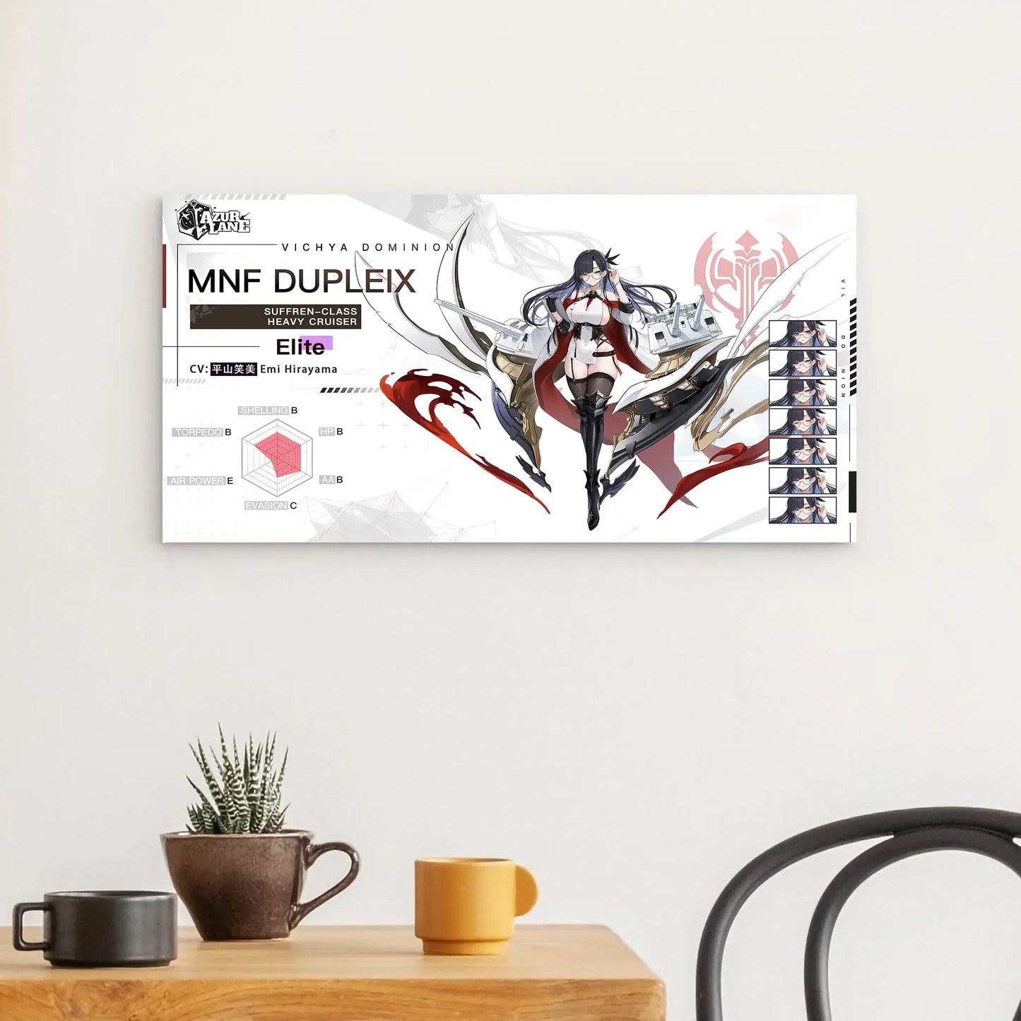 azur-lane-wanddekoration-charakter-vichya-dominion-mnf-dupleix-poster-jlr-design-91791 - JLR Design
