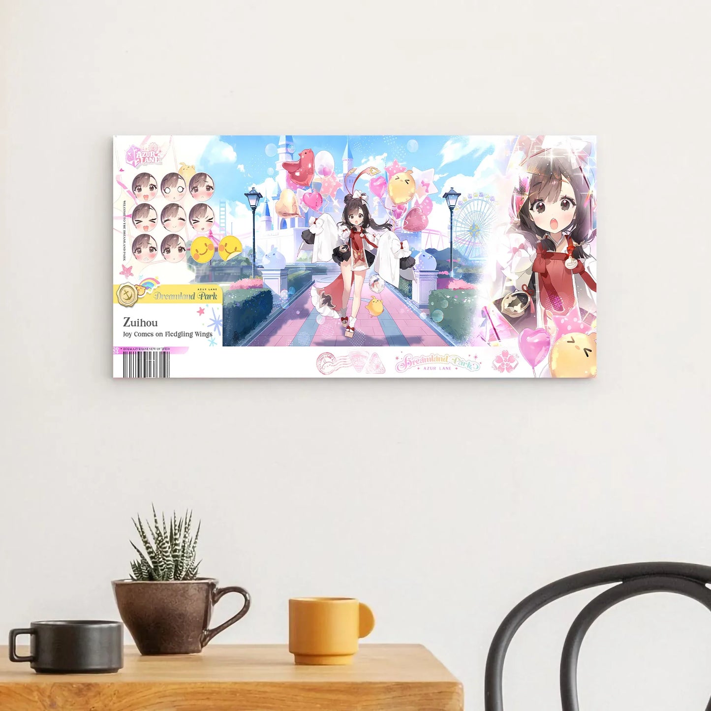 Azur Lane Wanddekoration - Dreamland Park Zuihou Poster JLR Design