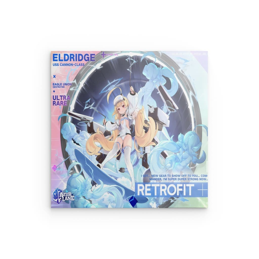 Azur Lane Wanddekoration - Eldridge Retrofit Metal Print JLR Design