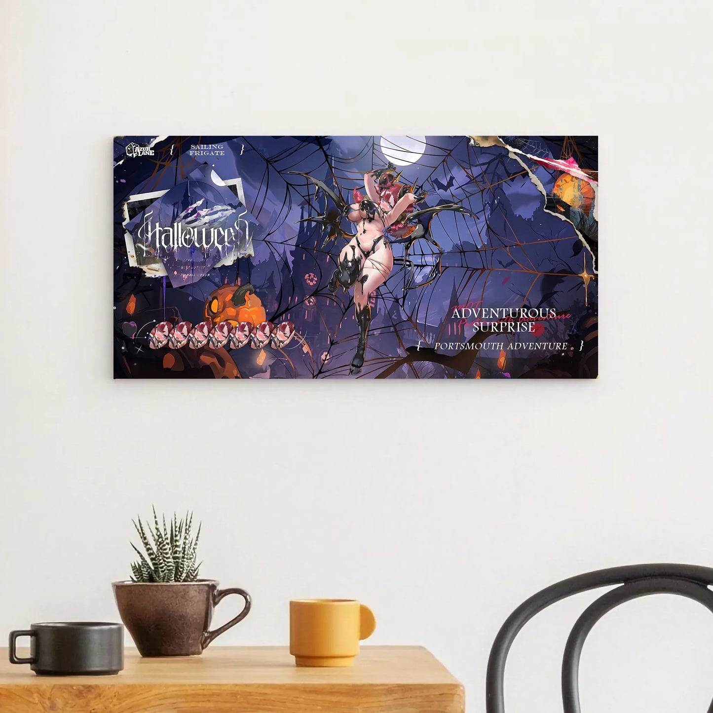 azur-lane-wanddekoration-halloween-adventurous-surprise-portsmouth-poster-jlr-design-26163 - JLR Design