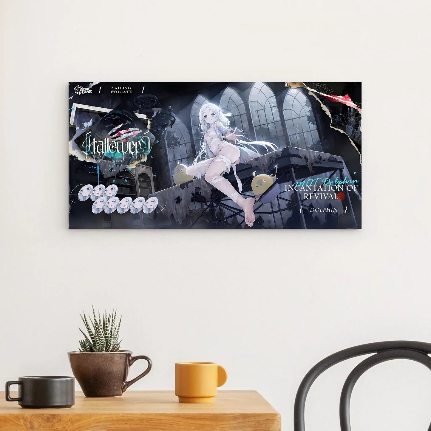 azur-lane-wanddekoration-halloween-dolphin-incantation-of-revival-poster-jlr-design-57845 - JLR Design