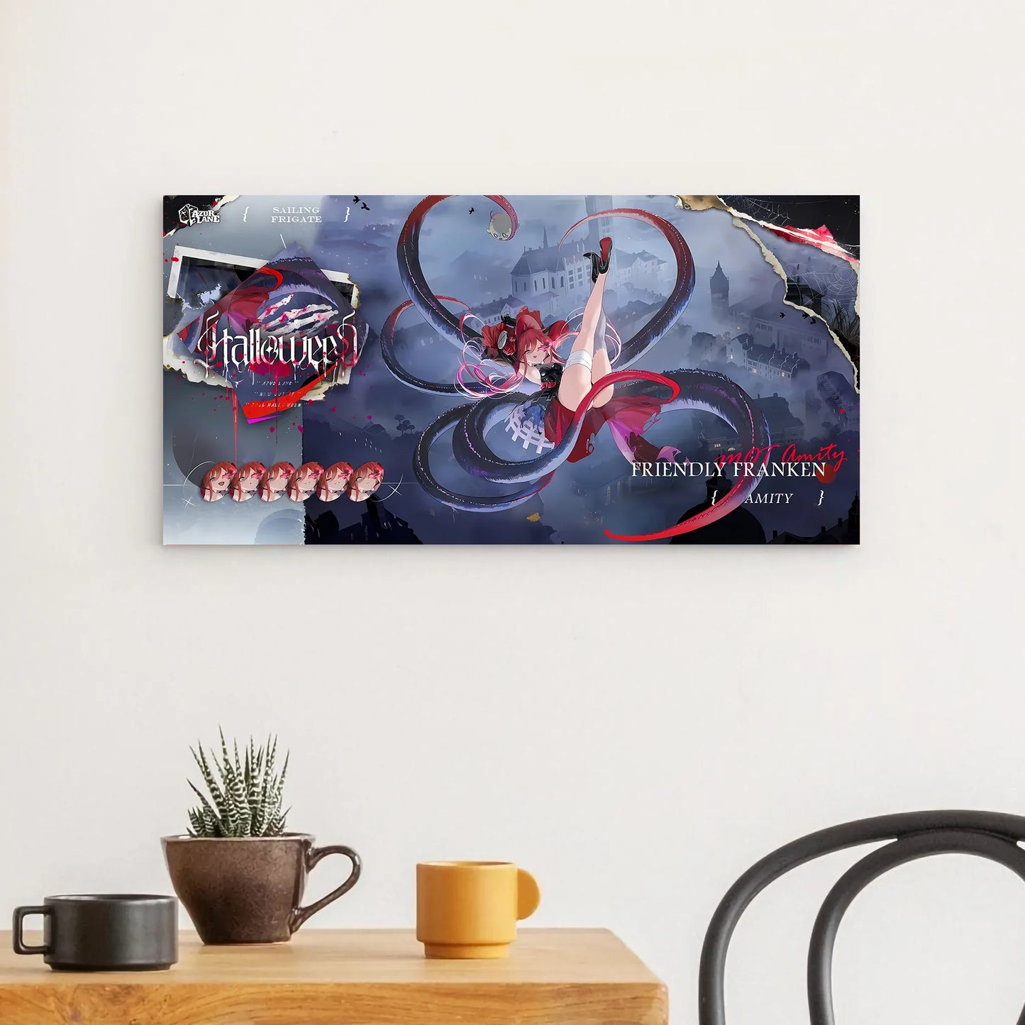 azur-lane-wanddekoration-halloween-friendly-franken-amity-poster-jlr-design-76218 - JLR Design