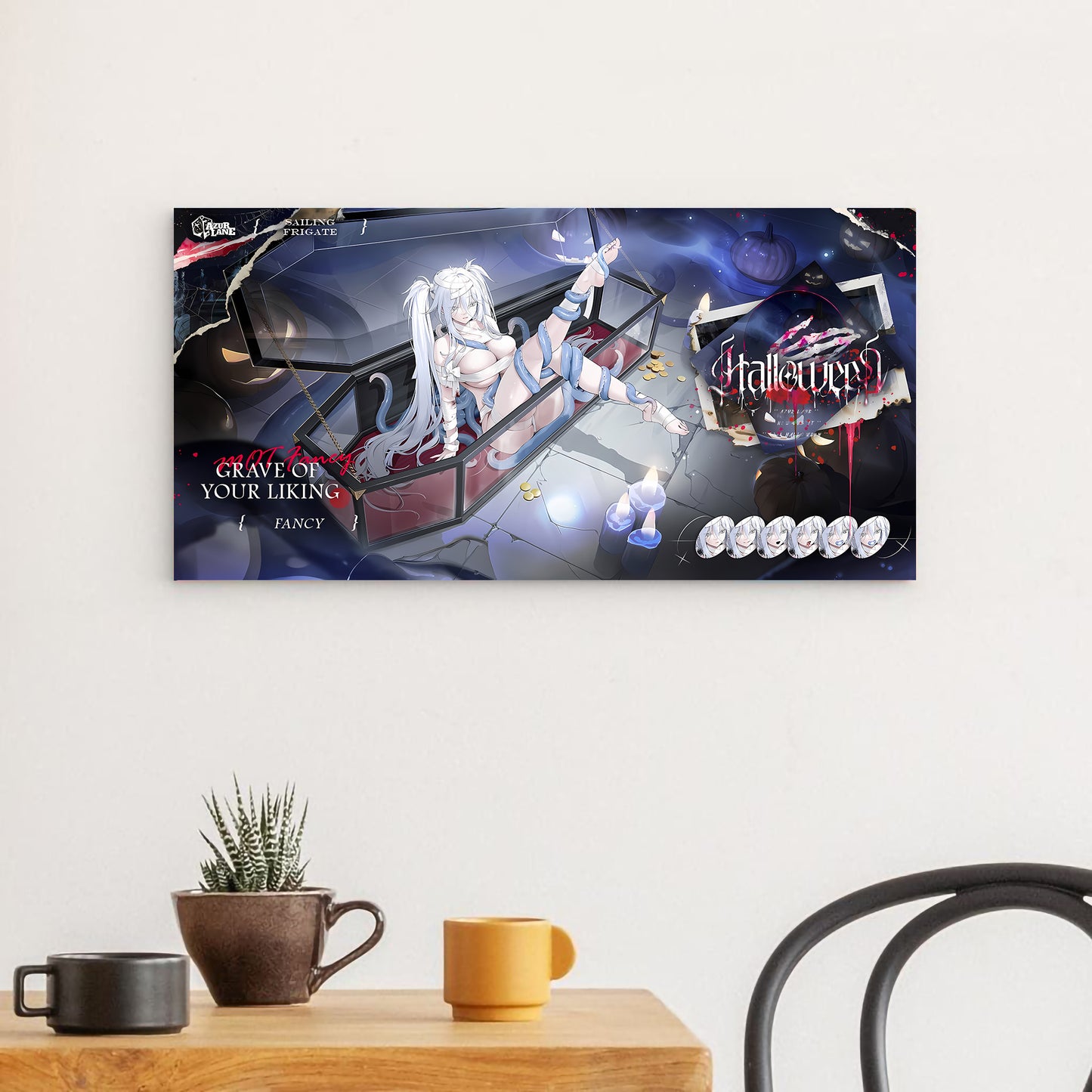 Azur Lane Wanddekoration - Halloween Grave of your Liking Fancy Poster JLR Design