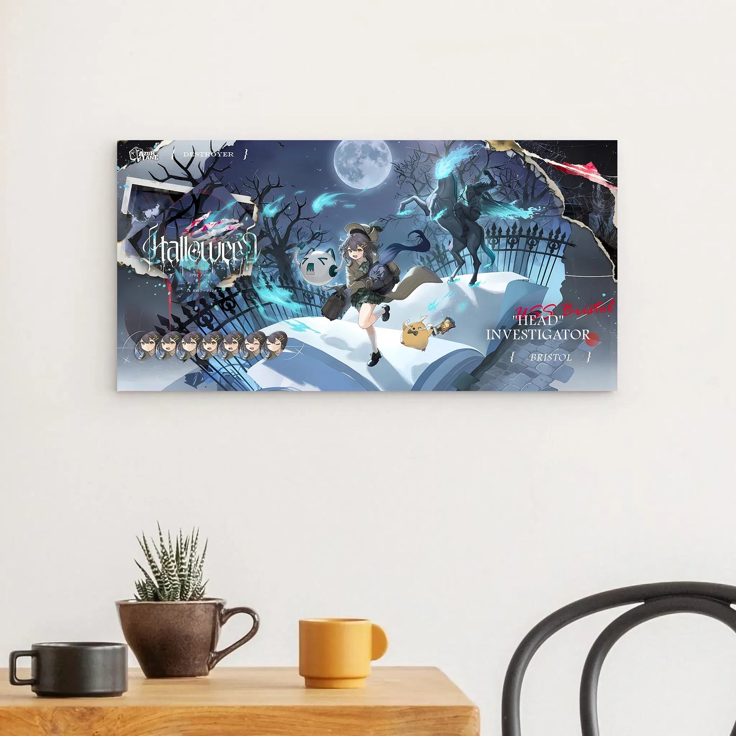 azur-lane-wanddekoration-halloween-head-investigator-bristol-poster-jlr-design-40784 - JLR Design