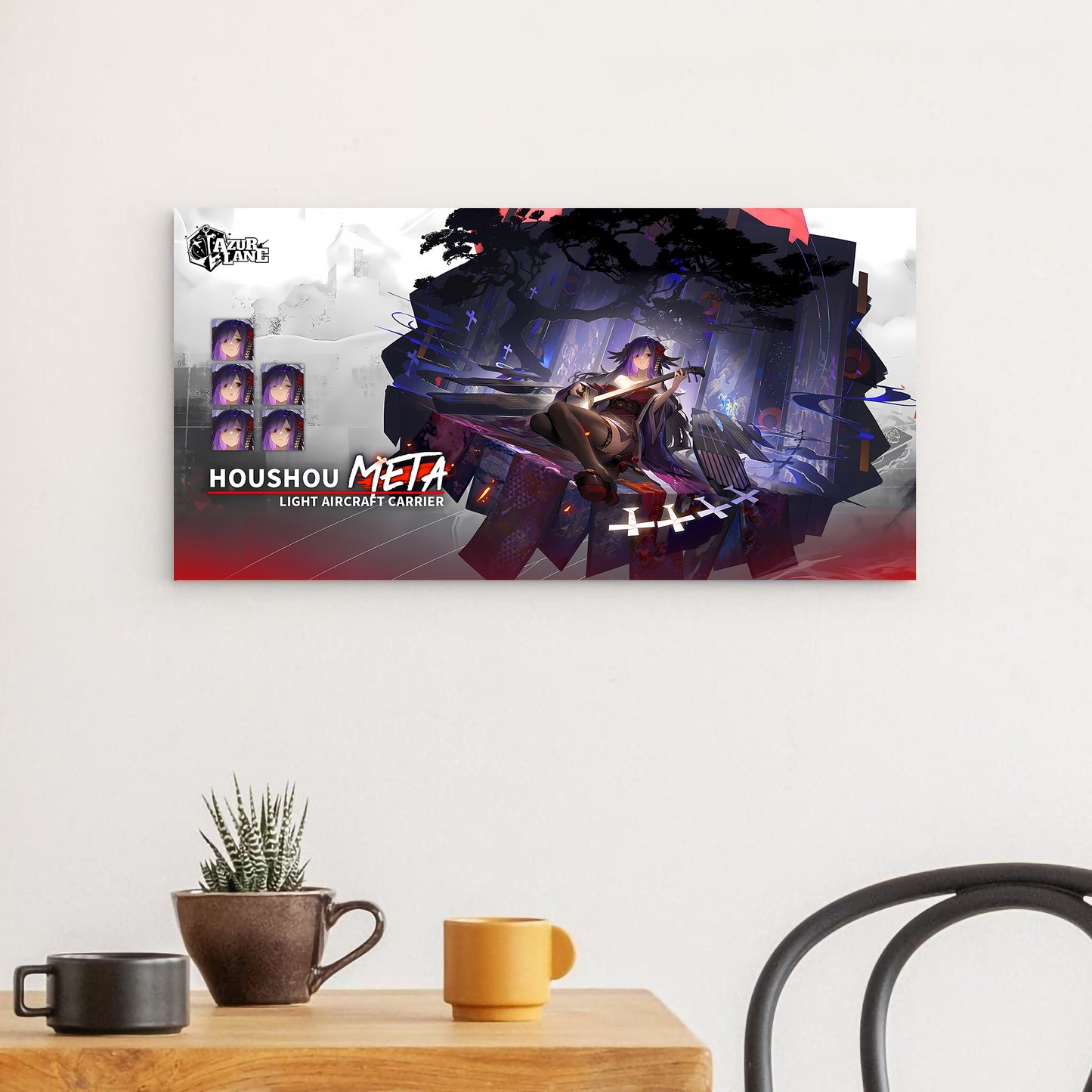 Azur Lane Wanddekoration - Houshou Meta Poster JLR Design