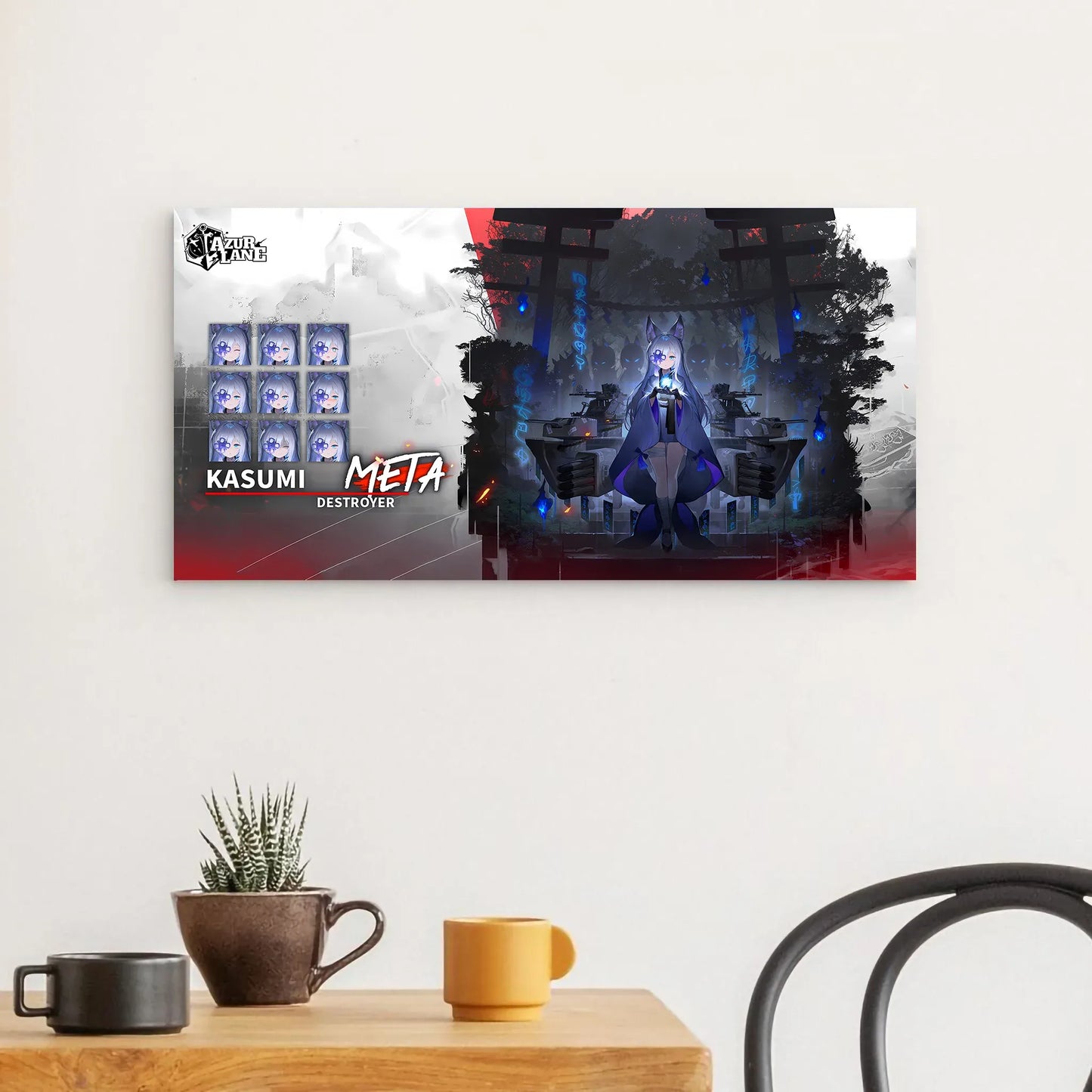 azur-lane-wanddekoration-kasumi-meta-poster-jlr-design-29300 - JLR Design