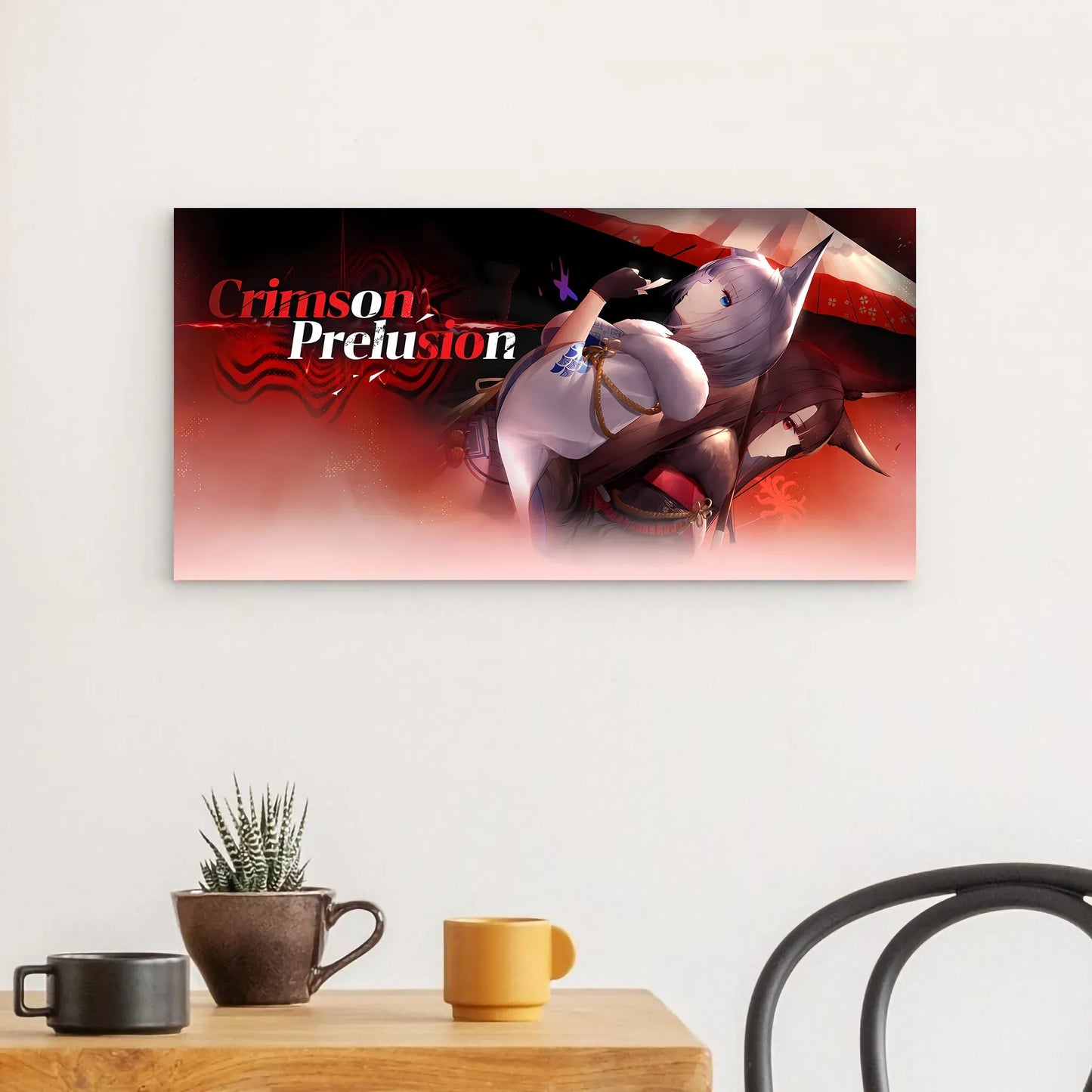 azur-lane-wanddekoration-kitsune-crimson-prelusion-poster-jlr-design-27282 - JLR Design