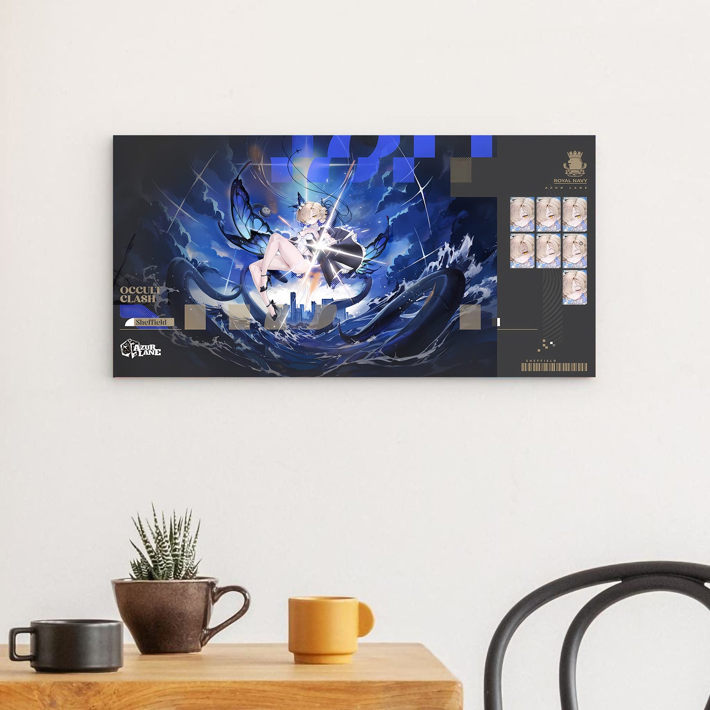 Azur Lane Wanddekoration - Occult Clash Sheffield Poster JLR Design