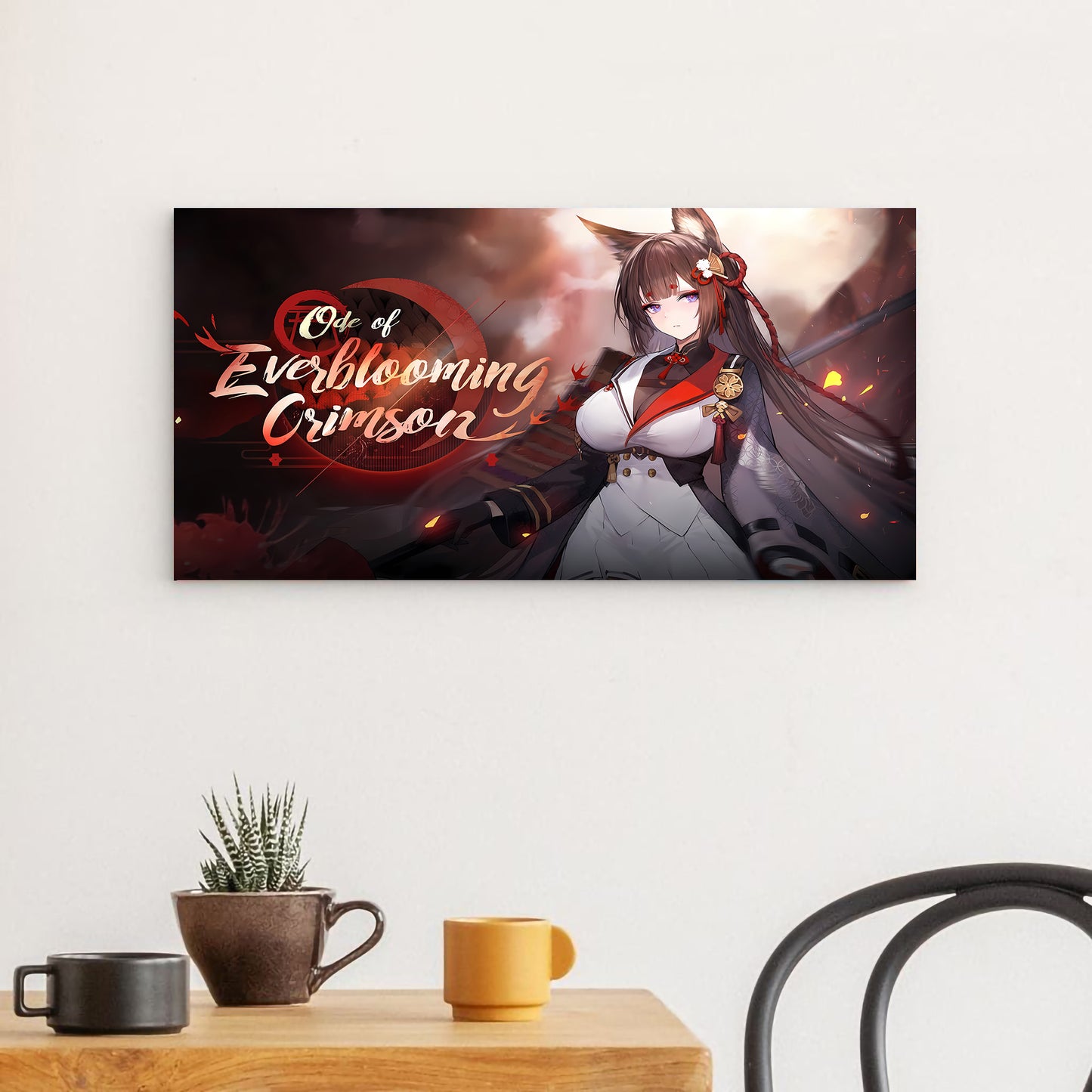 Azur Lane Wanddekoration - Ode of Everblooming Crimson Amagi Poster JLR Design