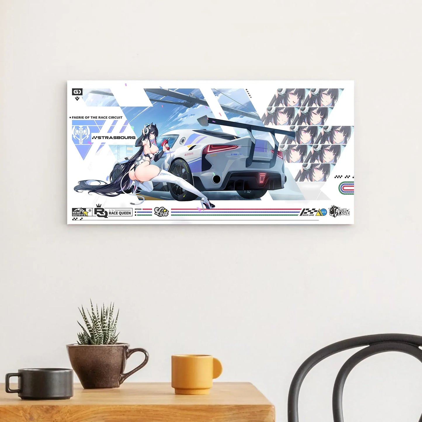 azur-lane-wanddekoration-race-queen-faerie-of-the-race-circuit-strasbourg-poster-jlr-design-16357 - JLR Design