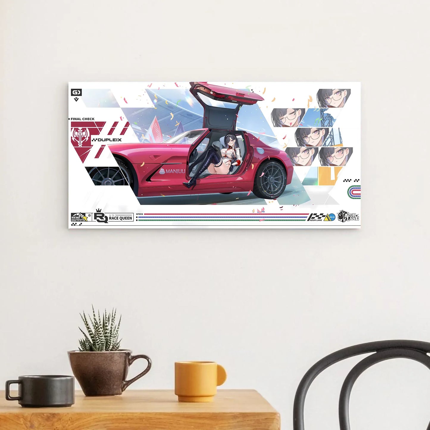 azur-lane-wanddekoration-racing-queen-dupleix-final-check-poster-jlr-design-11409 - JLR Design