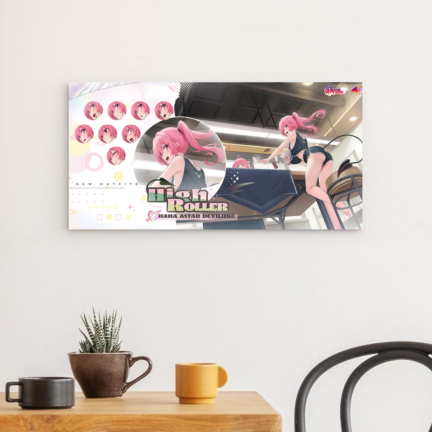 Azur Lane Wanddekoration - To Love Ru - High Roller Nana Astar Deviluke Poster JLR Design