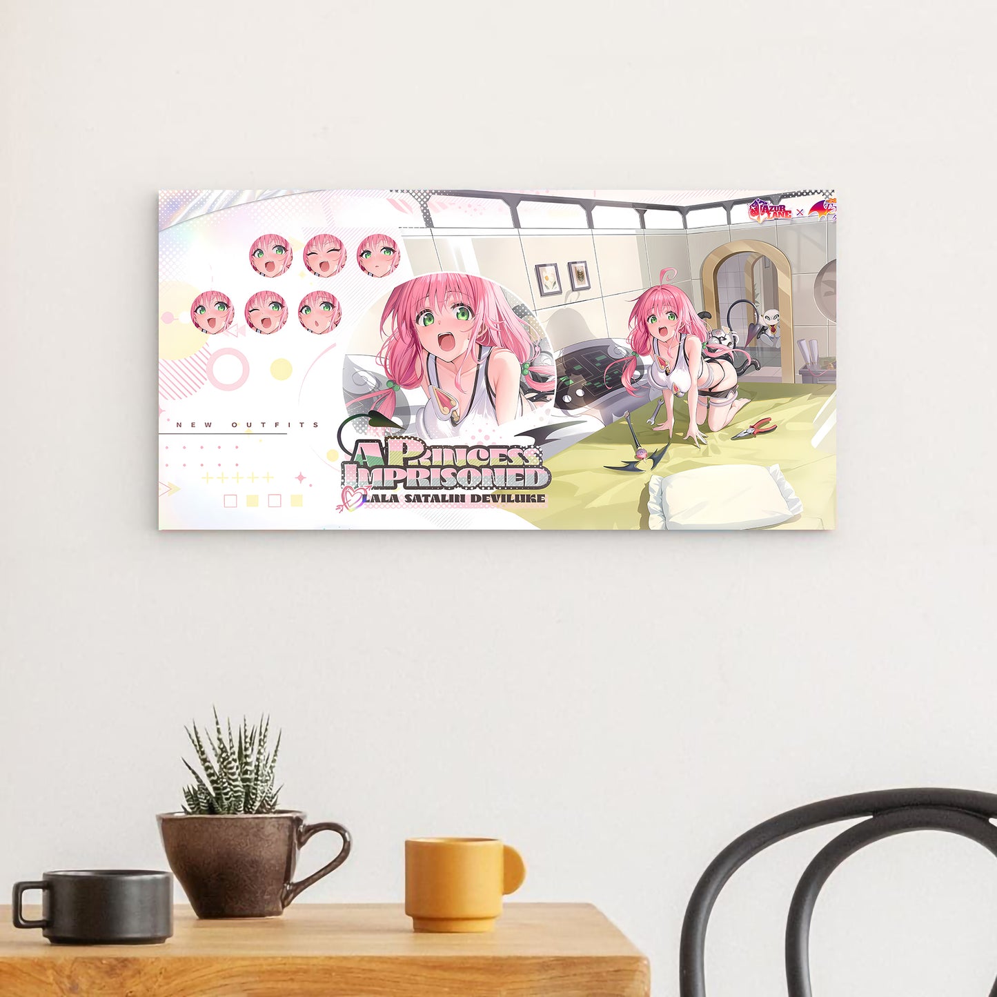 Azur Lane Wanddekoration - To Love Ru - Princess Imprisoned Lala Satalin Deviluke Poster JLR Design