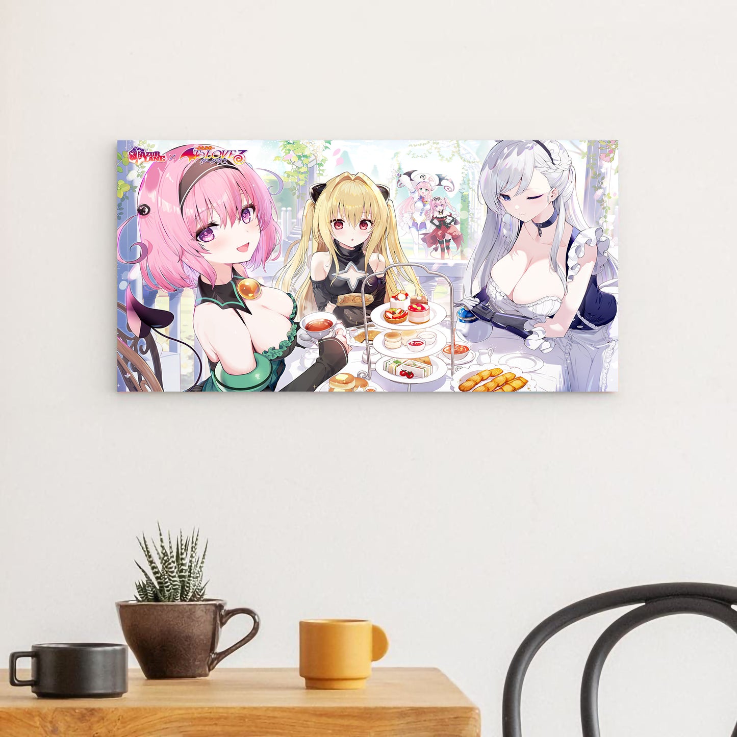 Azur Lane Wanddekoration - To Love Ru - Tea Party Poster JLR Design