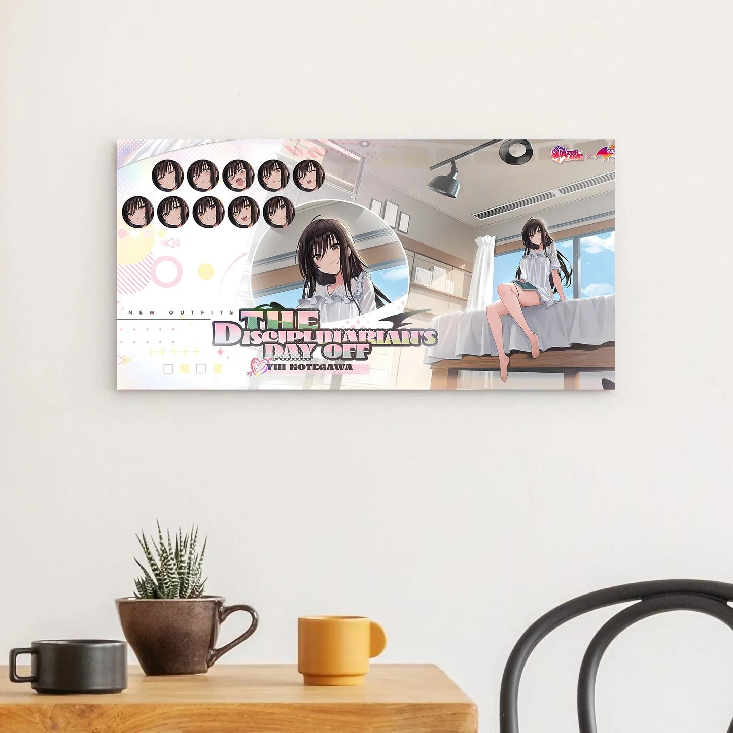 azur-lane-wanddekoration-to-love-ru-the-disciplinarian-s-day-off-yui-kotegawa-poster-jlr-design-51568 - JLR Design