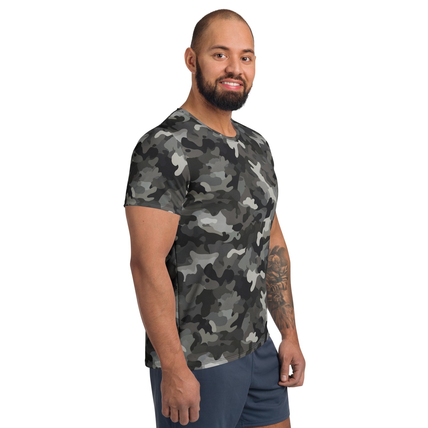 Black Camouflage v2 Sport-T-Shirt für Herren Sport T-Shirt JLR Design