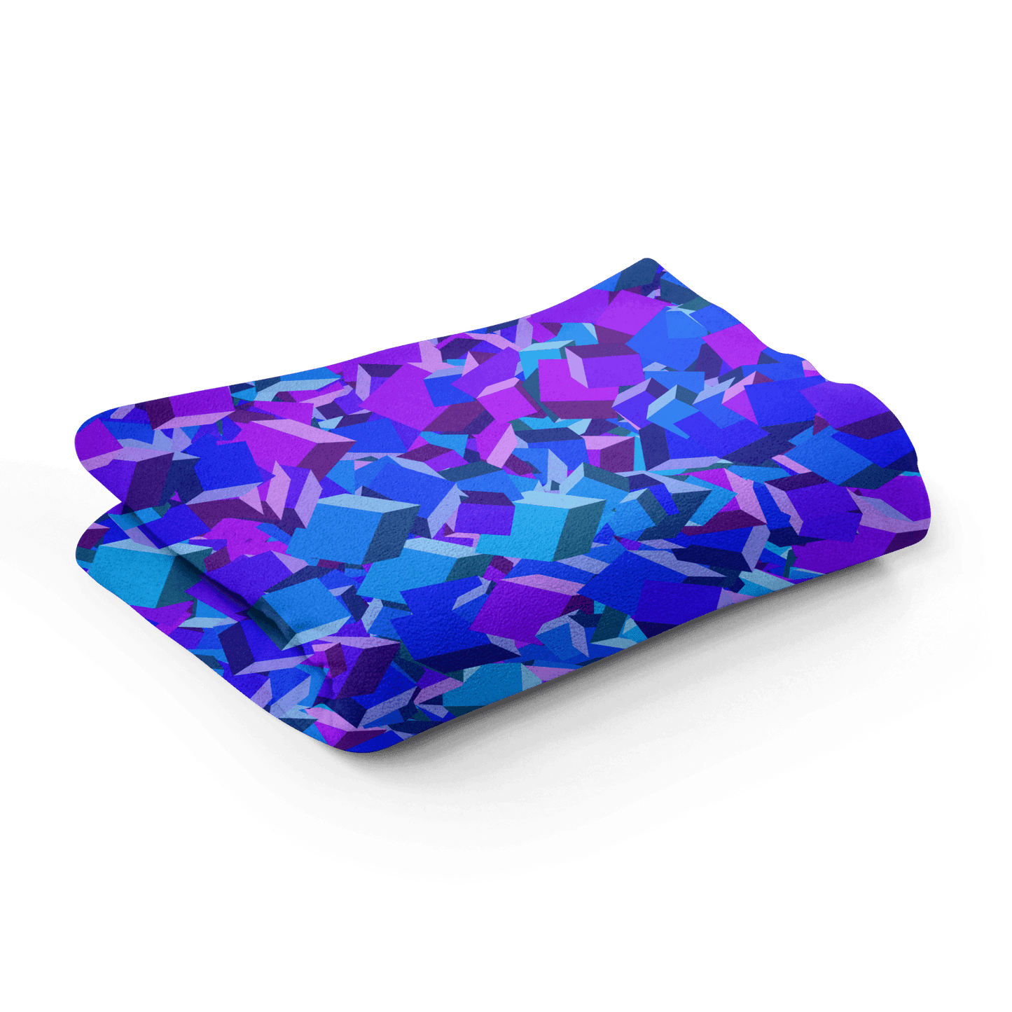 Blau Lila Fleece - Decke Blanket Basic JLR Design