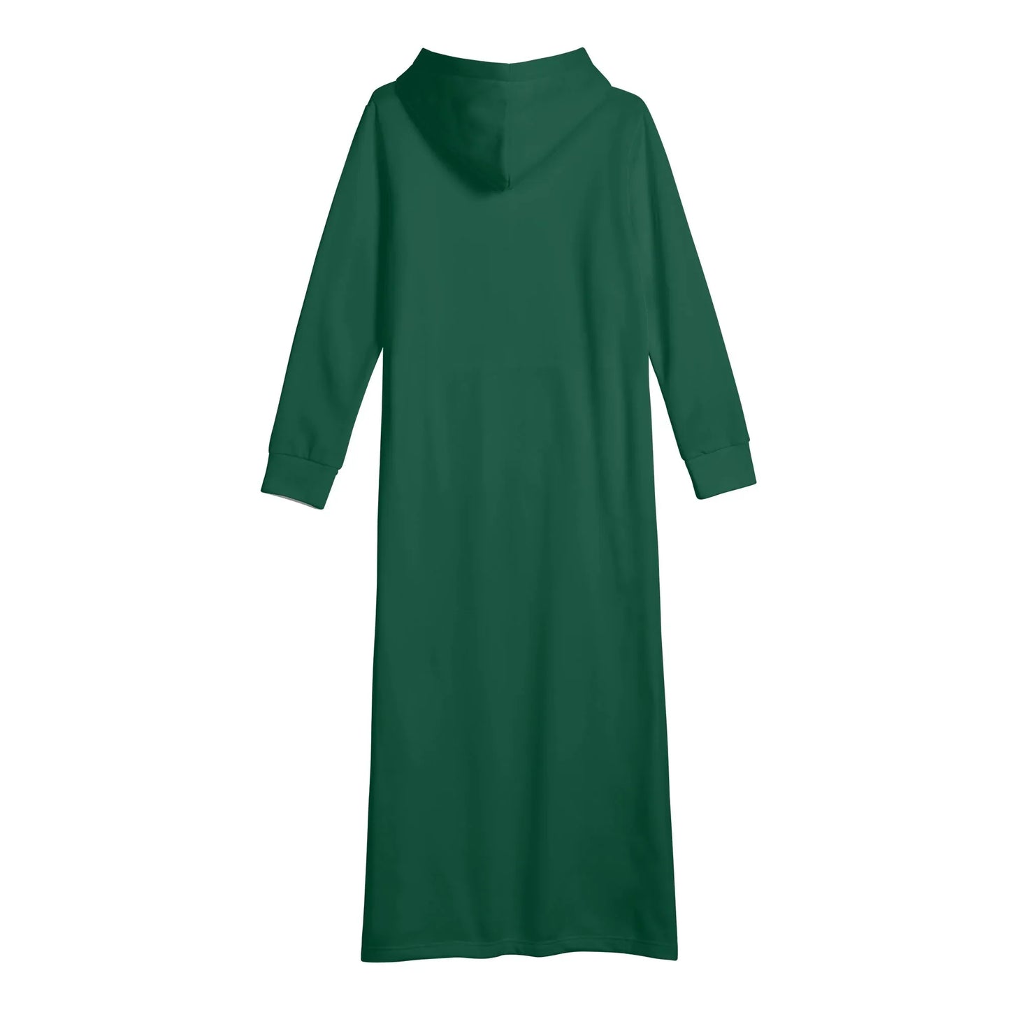 british-racing-green-bequemes-leichtes-hoodie-kleid-hoodiekleid-jlr-design-90528 - JLR Design
