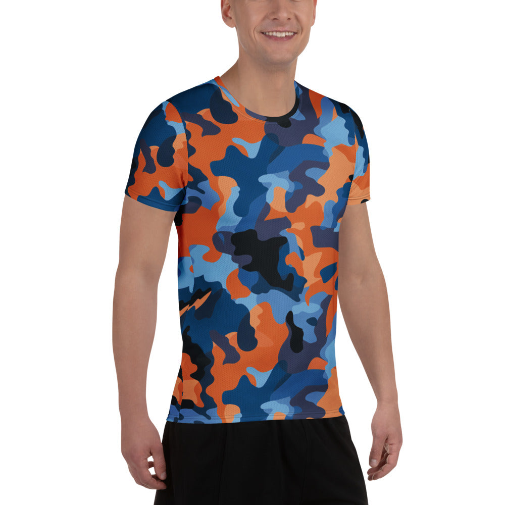 Colorful Camouflage v1 Sport-T-Shirt für Herren Sport T-Shirt JLR Design