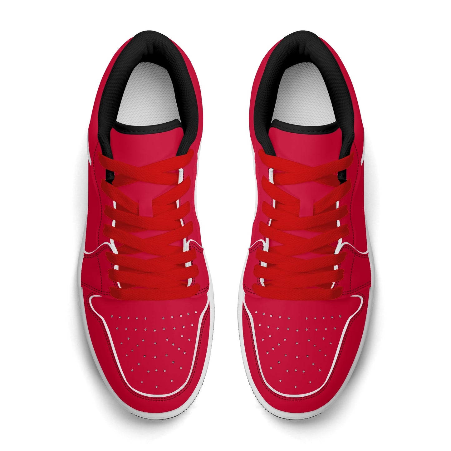 Crimson Low Top Leder Sneaker für Damen Sneaker JLR Design