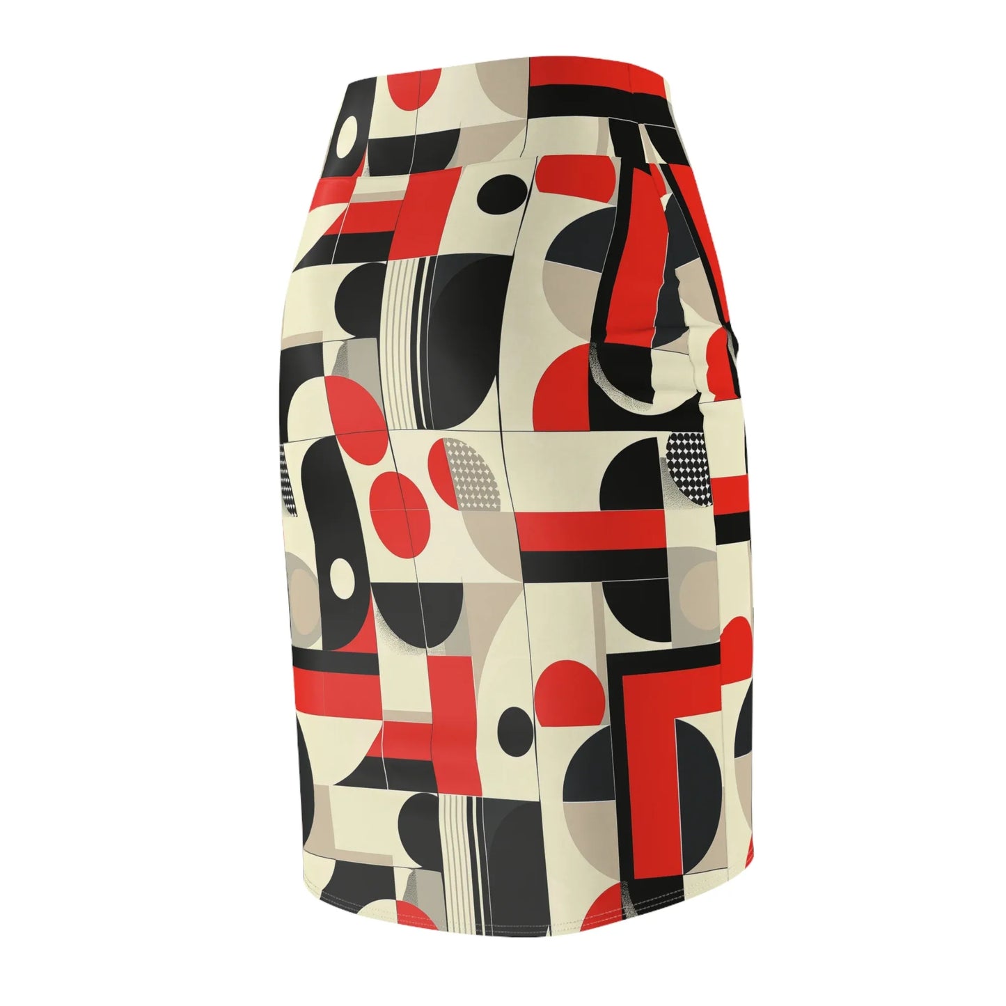 Geometry v1 Bleistiftrock für Damen – Eleganter Mid-Waist Rock mit Stretch-Komfort Bleistiftrock JLR Design