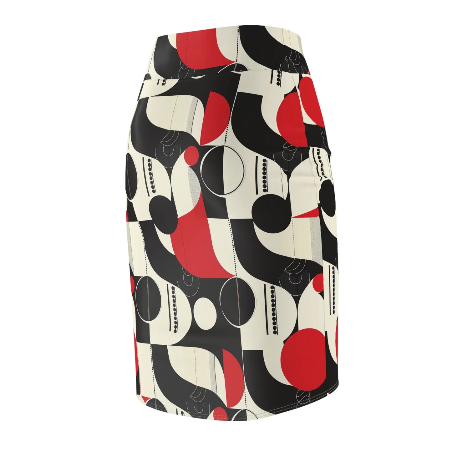 Geometry v2 Bleistiftrock für Damen – Eleganter Mid-Waist Rock mit Stretch-Komfort Bleistiftrock JLR Design