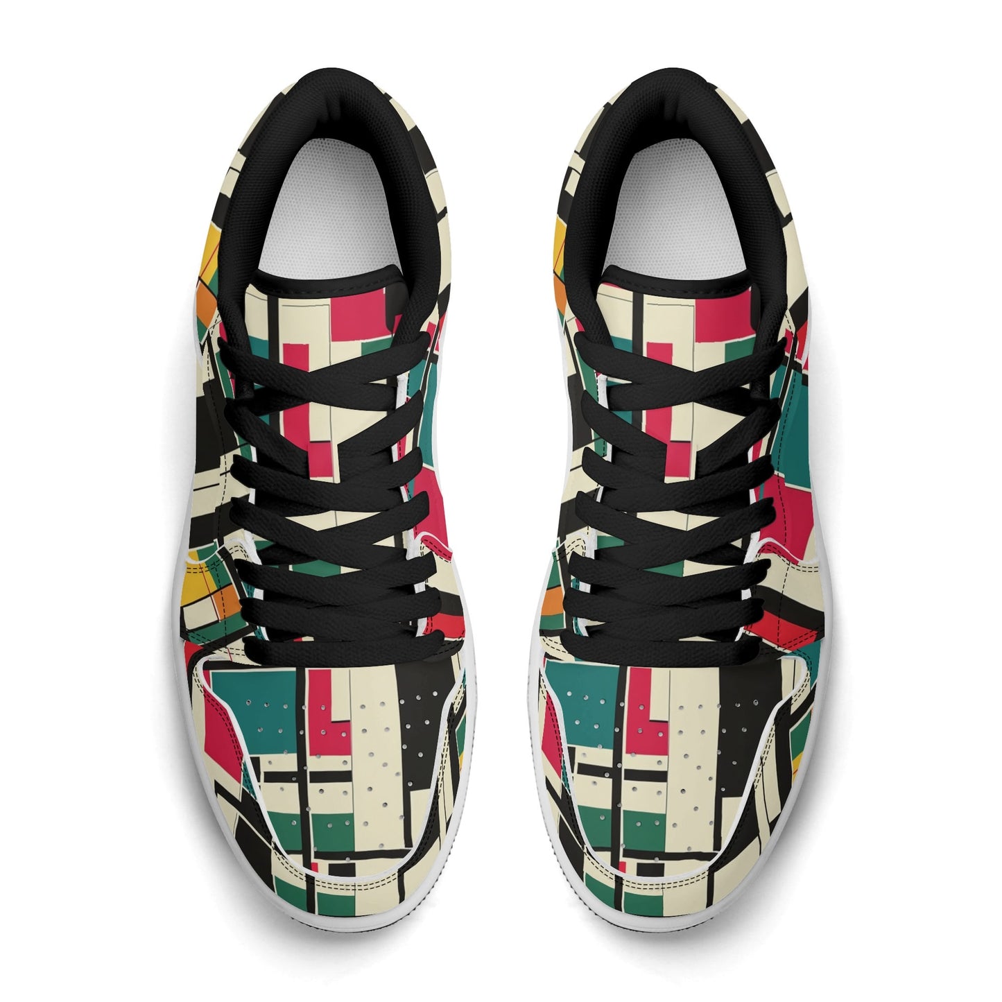 Geometry v2 Low Top Leder Sneaker für Damen Sneaker JLR Design