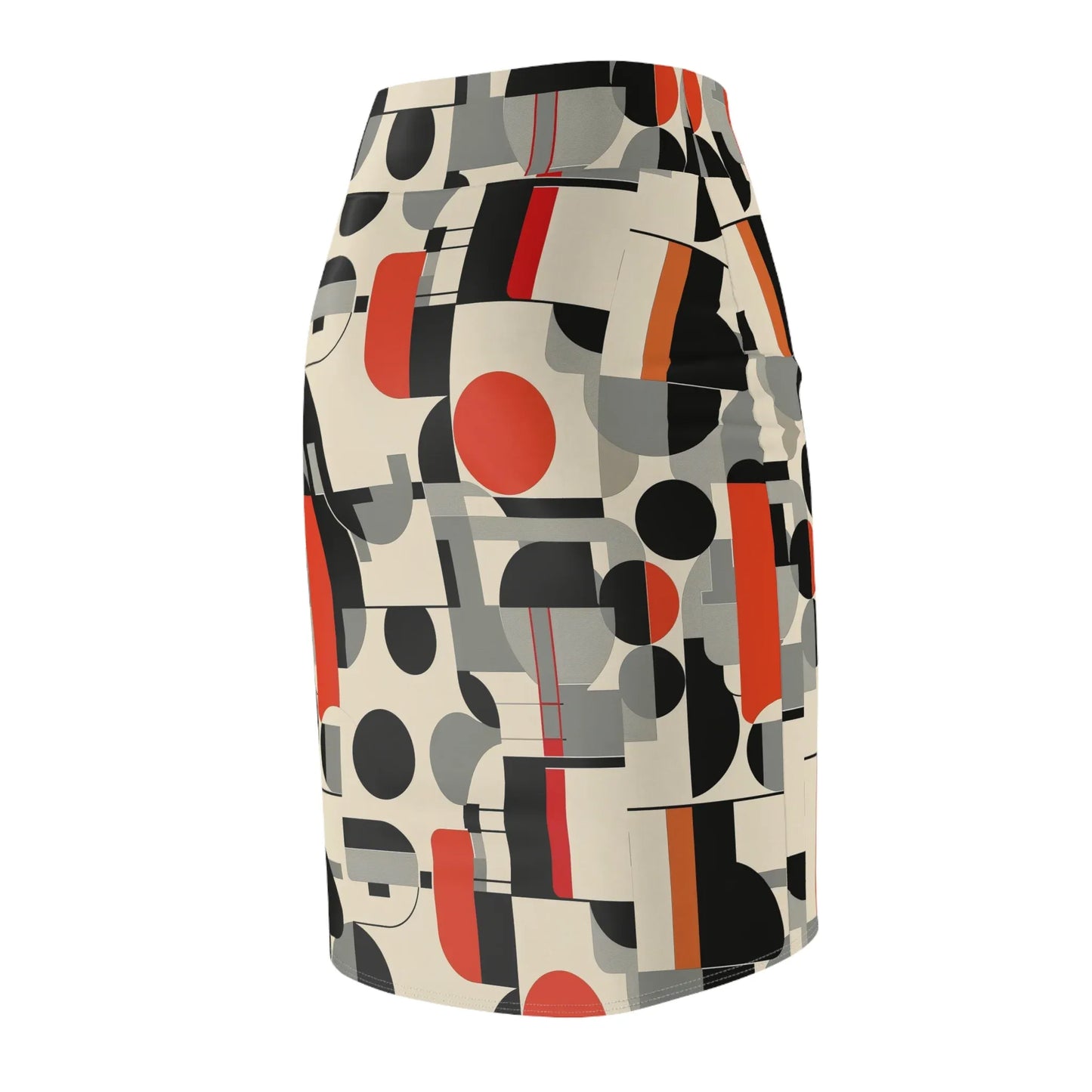 Geometry v4 Bleistiftrock für Damen – Eleganter Mid-Waist Rock mit Stretch-Komfort Bleistiftrock JLR Design