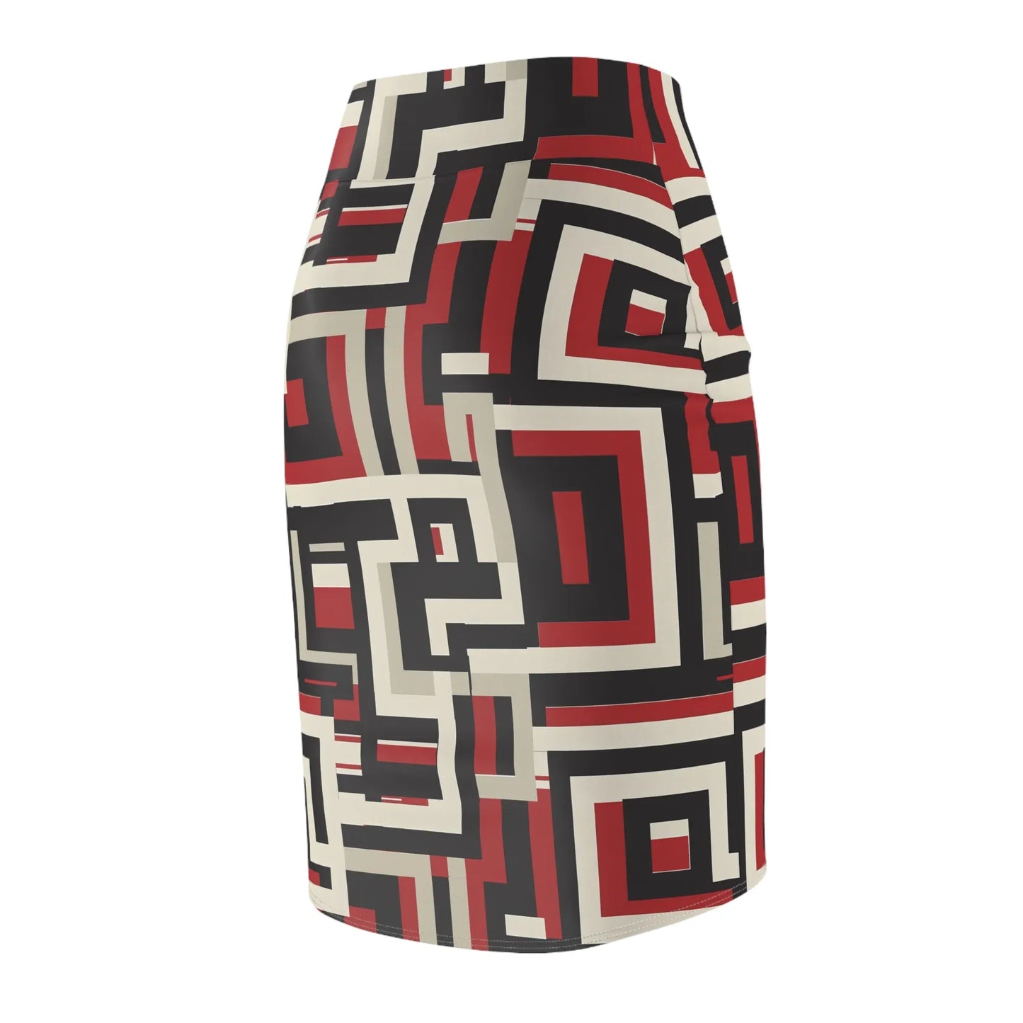 Geometry v6 Bleistiftrock für Damen – Eleganter Mid-Waist Rock mit Stretch-Komfort Bleistiftrock JLR Design