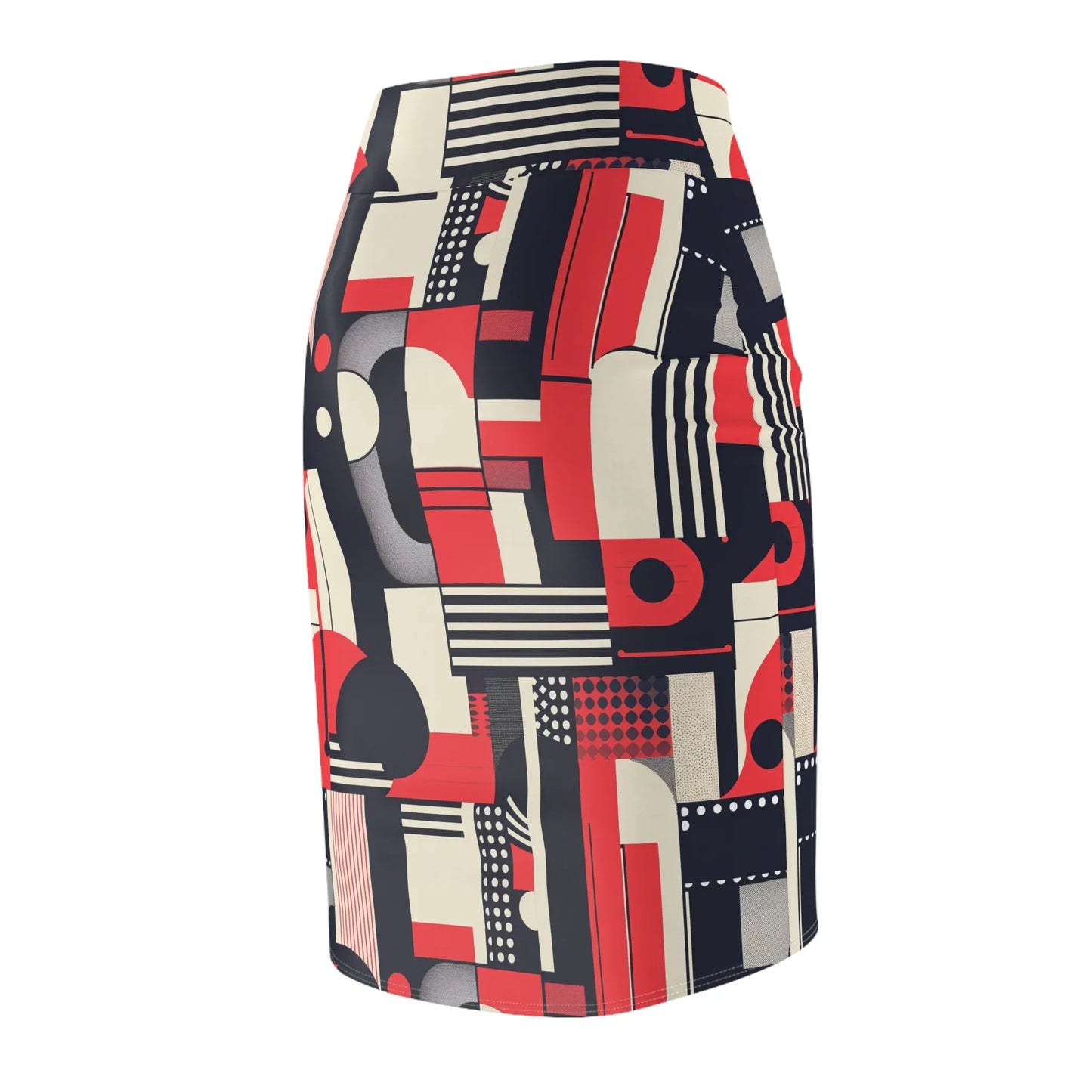 Geometry v8 Bleistiftrock für Damen – Eleganter Mid-Waist Rock mit Stretch-Komfort Bleistiftrock JLR Design