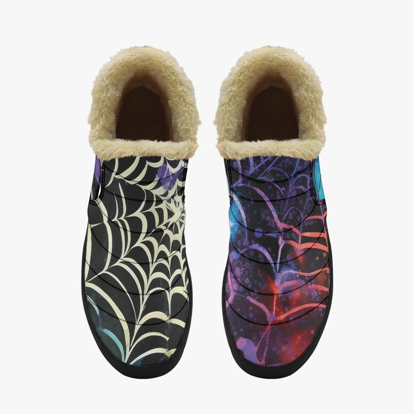gothic-tie-dye-v4-faux-fur-slipper-slipper-jlr-design-5 - JLR Design