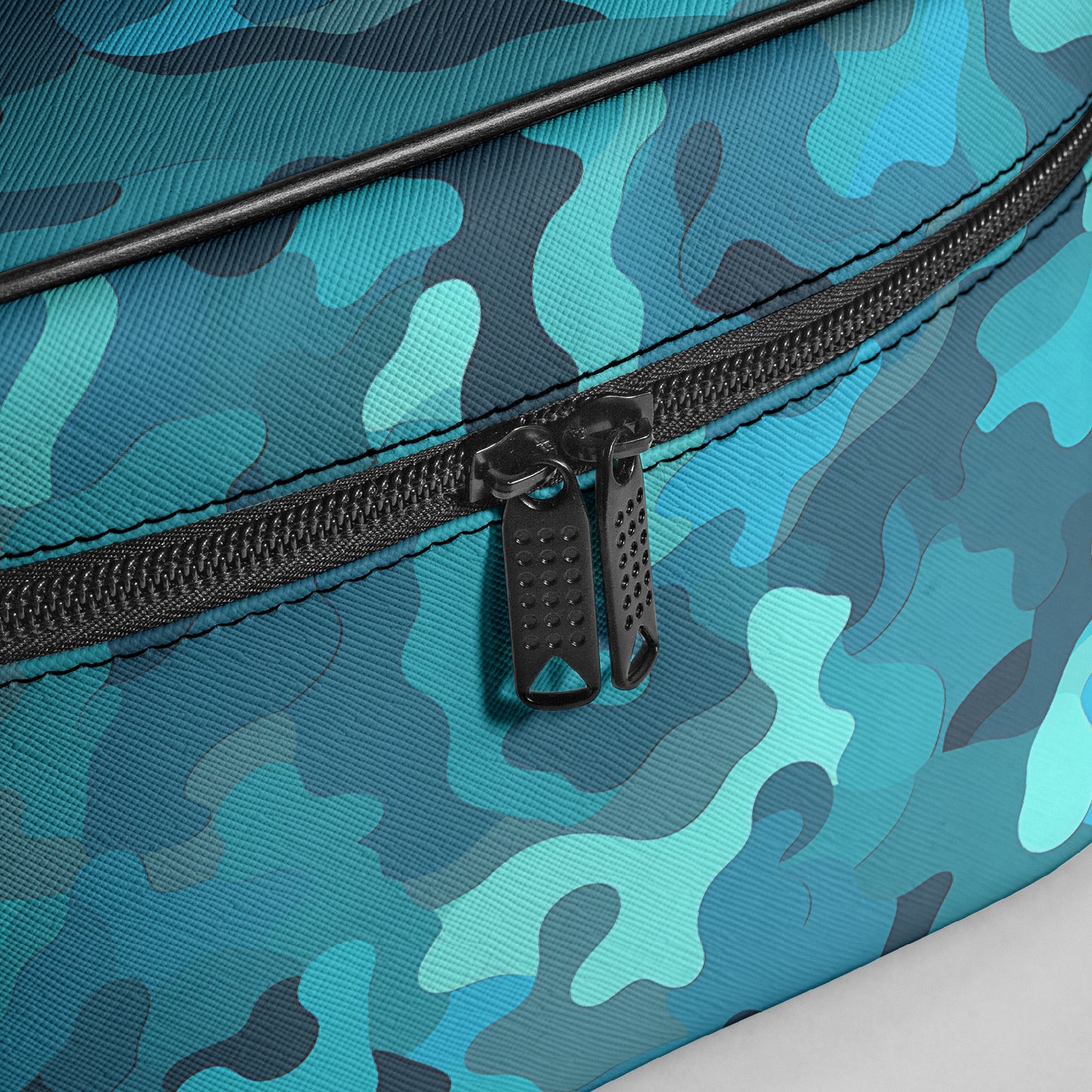 Große Kosmetiktasche - Blue Camouflage v1 Handbags JLR Design