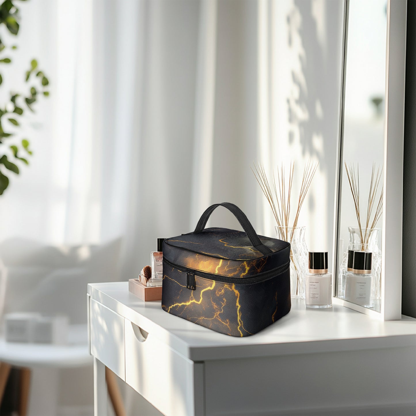 Große Kosmetiktasche - Golden Thunder Handbags JLR Design