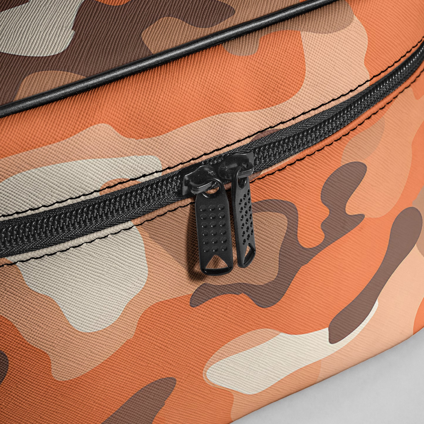 Große Kosmetiktasche - Orange Camouflage v2 Handbags JLR Design