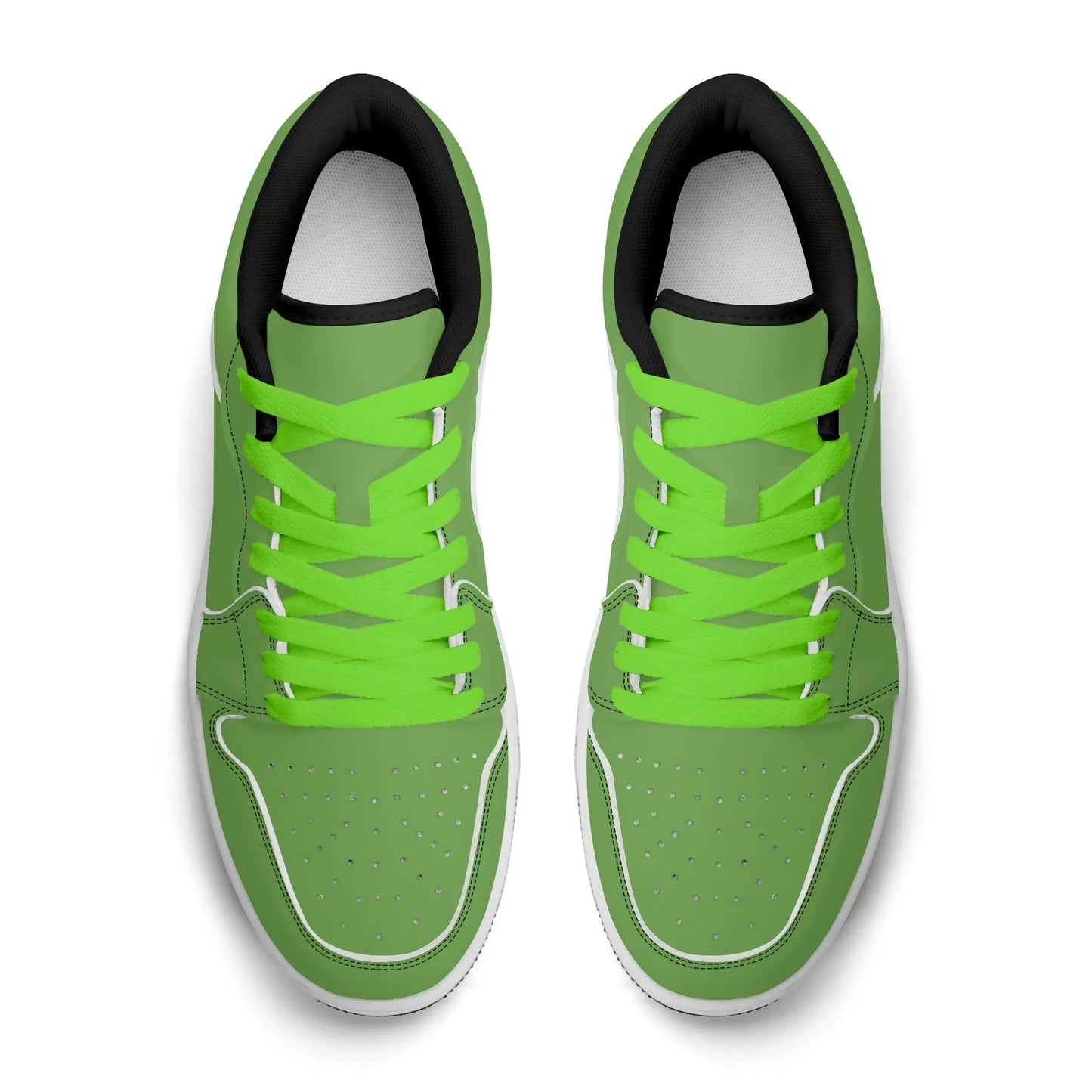 grune-low-top-leder-sneaker-fur-damen-sneaker-jlr-design-14 - JLR Design