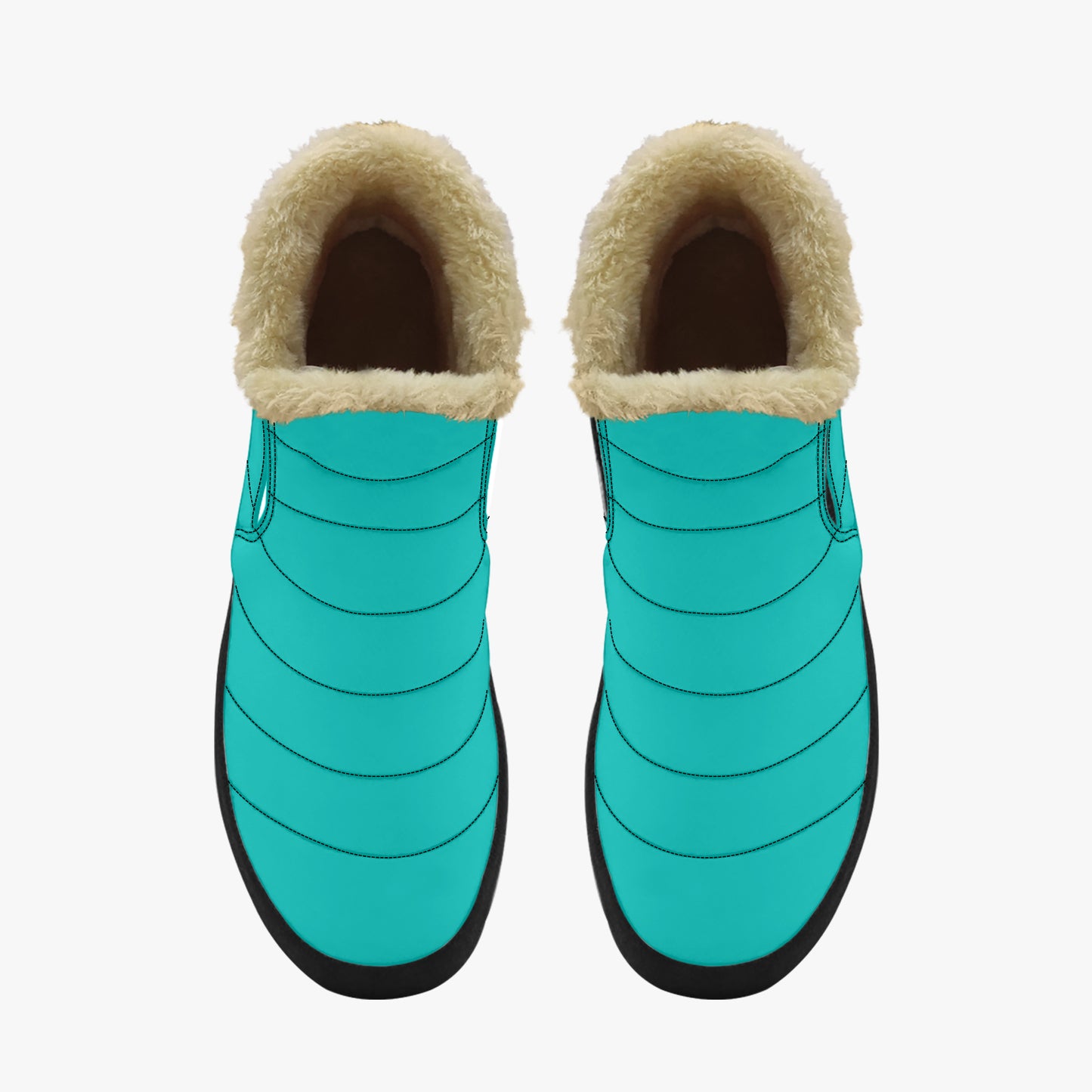 Iris Blue Faux Fur Slipper Slipper JLR Design