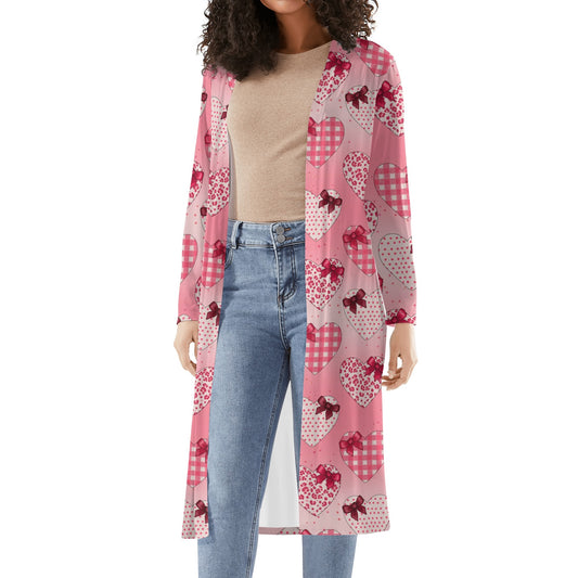 Langer leichter Gifted Hearts Kimono Cardigan Cardigan JLR Design