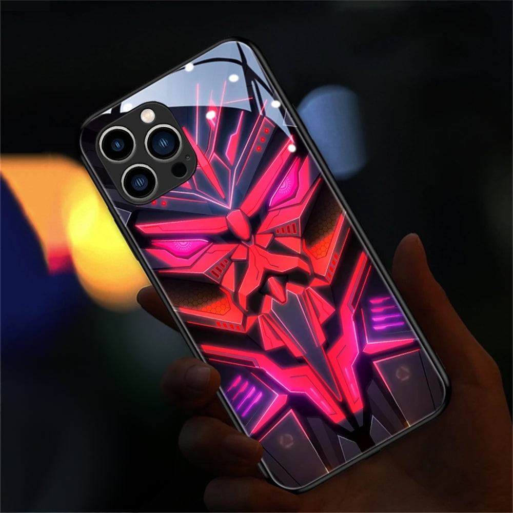 Mech Smart Led Handyhülle für Samsung S24/S23/S22/Ultra/Plus Cover JLR Design