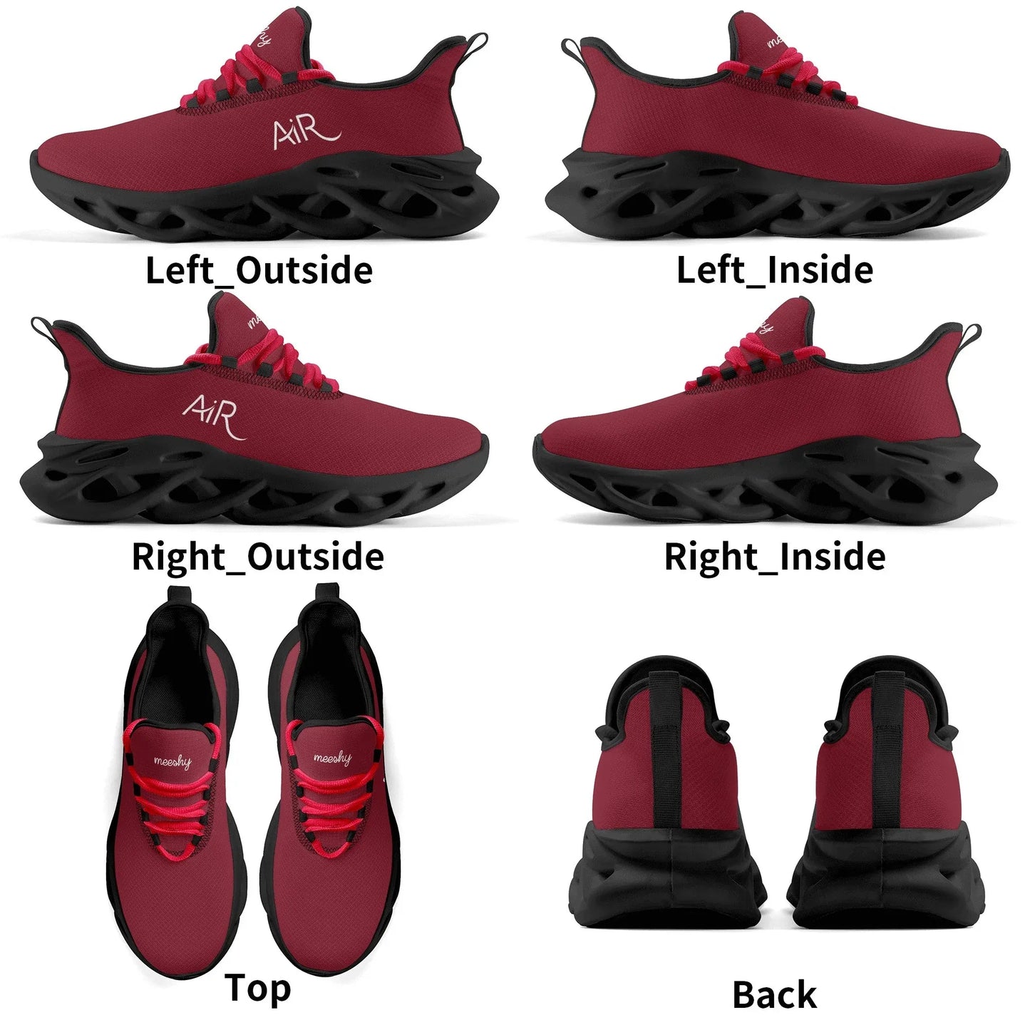 meeshy-air-athletic-sneaker-burgund-herren-sneaker-jlr-design-20 - JLR Design