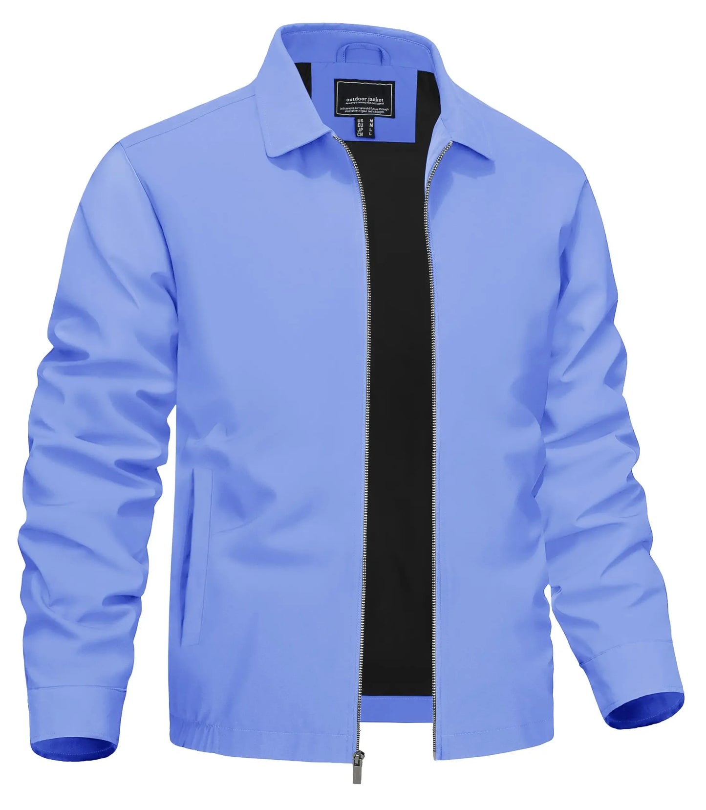 Moderne Herren-Freizeitjacke im Tunic-Stil Bomberjacke JLR Design