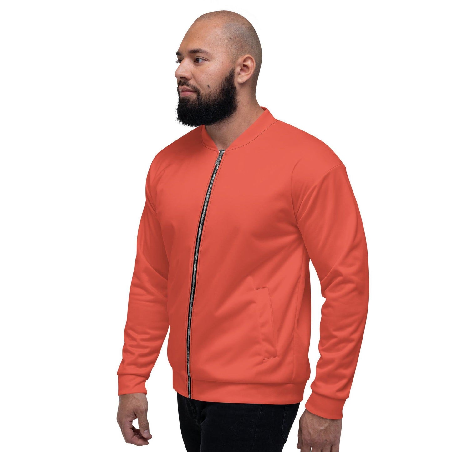 Orange Red Bomberjacke Bomberjacke JLR Design
