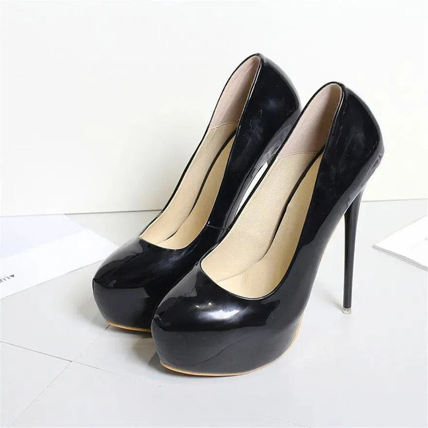 plateau-high-heels-aus-lackleder-16-cm-stiletto-mit-runder-spitze-high-heels-jlr-design-9 - JLR Design