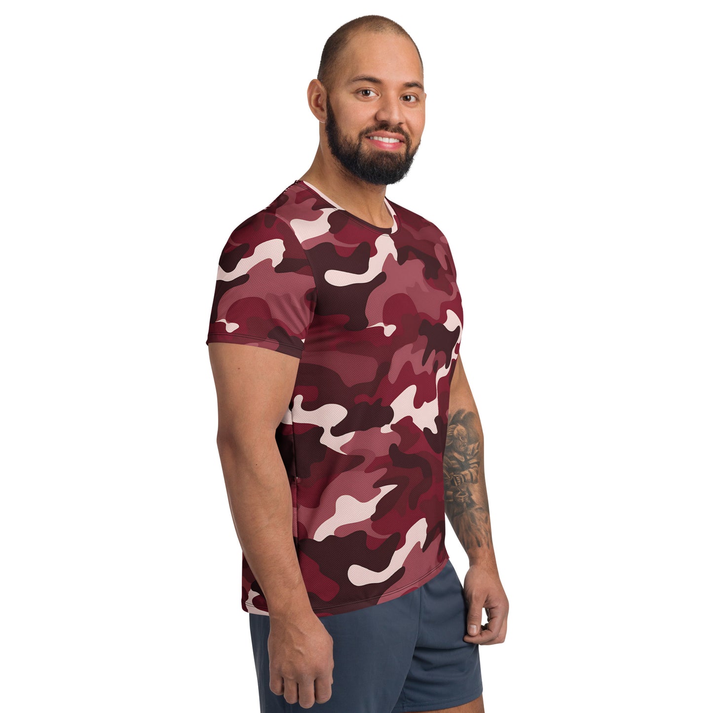 Red Camouflage v1 Sport-T-Shirt für Herren Sport T-Shirt JLR Design