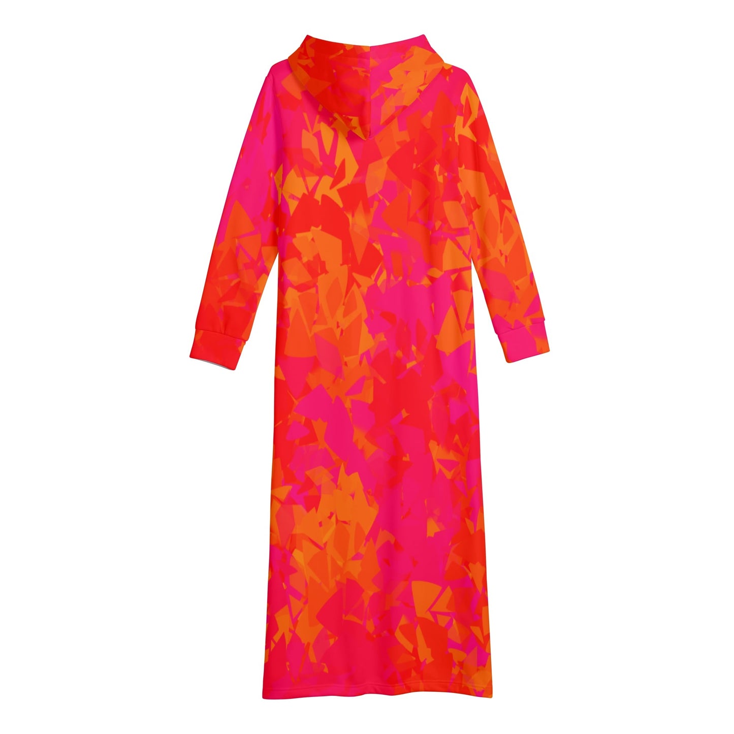 Red Crystal bequemes leichtes Hoodie Kleid Hoodiekleid JLR Design