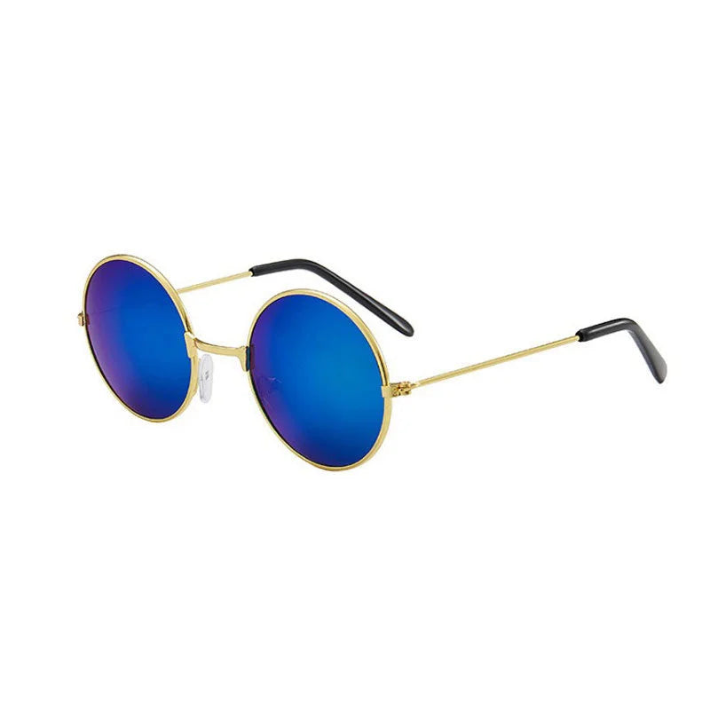 Retro Rundbrille | Hippie Style | Metallrahmen | Bunt | UV400 Brille JLR Design