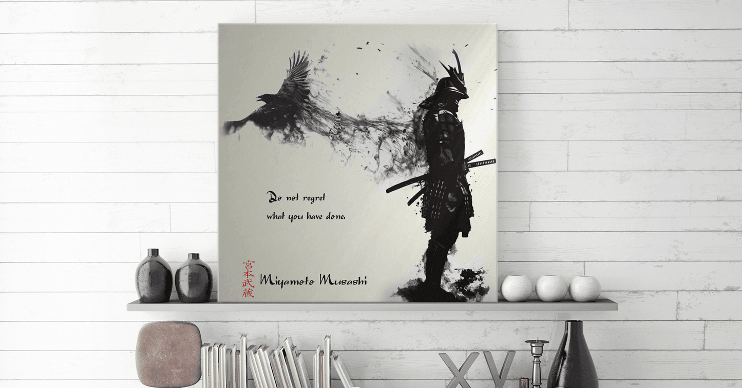 Sechste Regel - Miyamoto Musashi Poster JLR Design