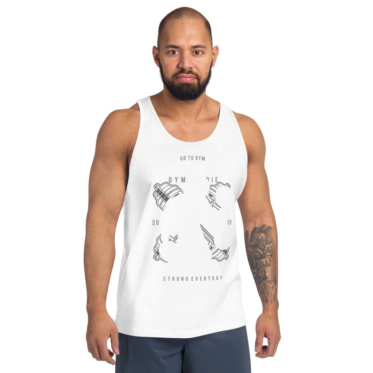 Skull Fitness Tank Top Tank Top JLR Design
